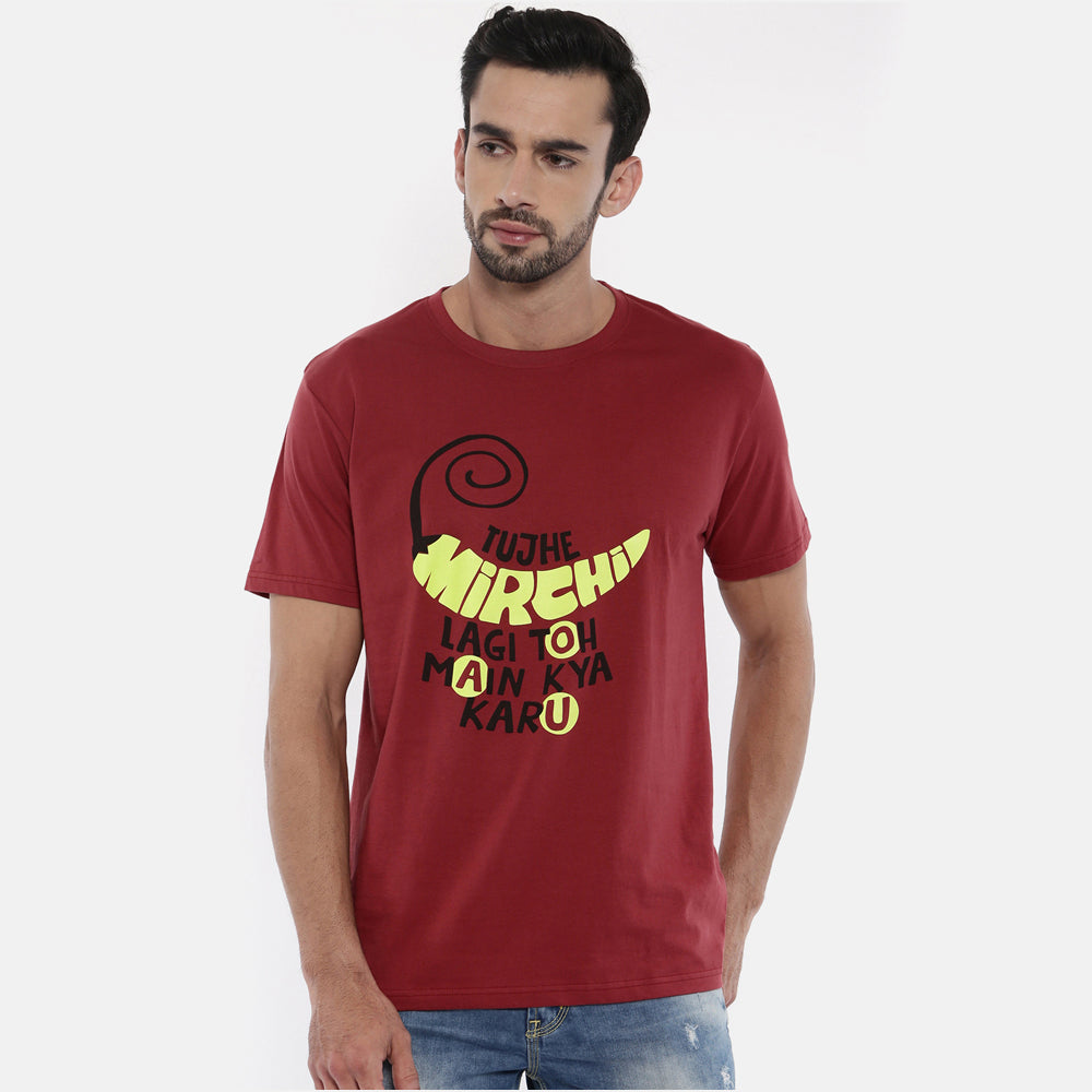 Mirchi Lagi T-Shirt Graphic T-Shirts Bushirt   