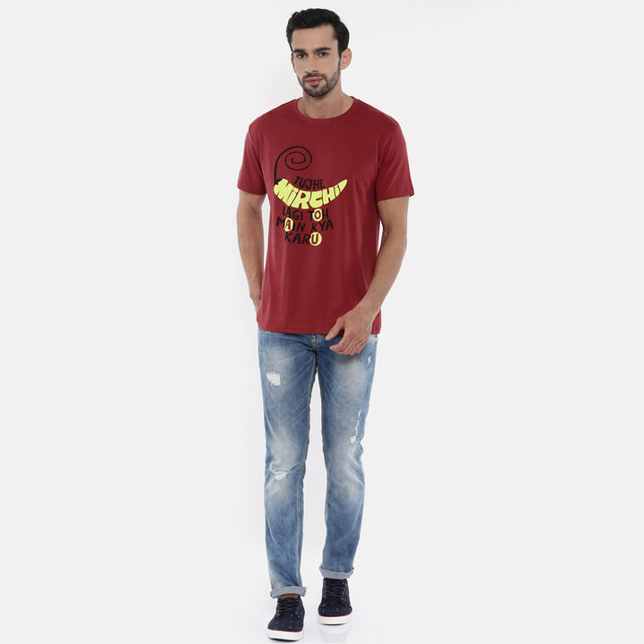 Mirchi Lagi T-Shirt Graphic T-Shirts Bushirt   