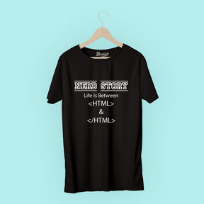 The Nerd Story T-Shirt Graphic T-Shirts Bushirt   