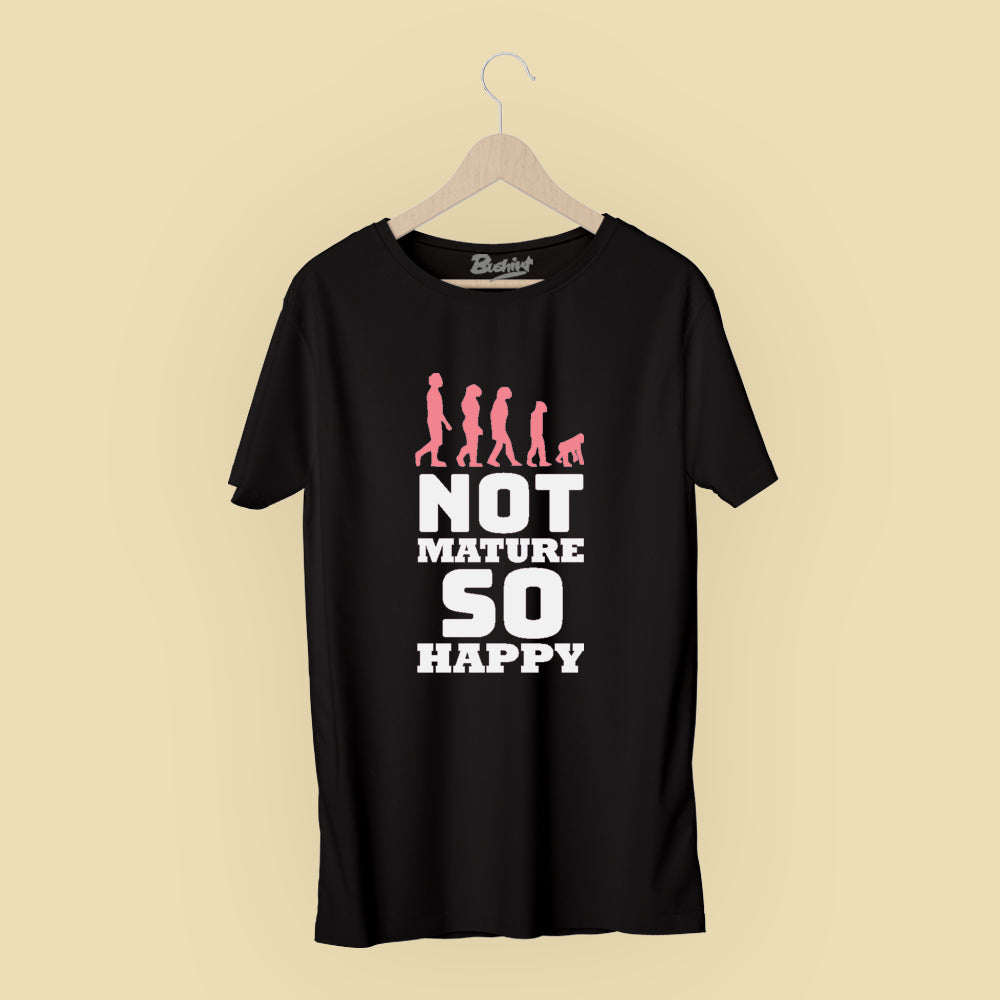 Not Mature T-Shirt Graphic T-Shirts Bushirt   