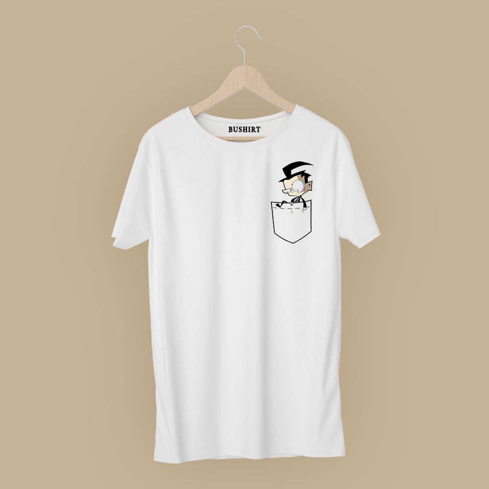 Pocket Man T-Shirt Graphic T-Shirts Bushirt   