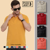 Polo T-Shirts - Pick Any 3 Polo Tees Bushirt   