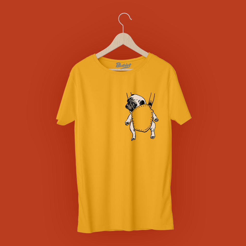 Pug Pocket T-Shirt Graphic T-Shirts Bushirt   