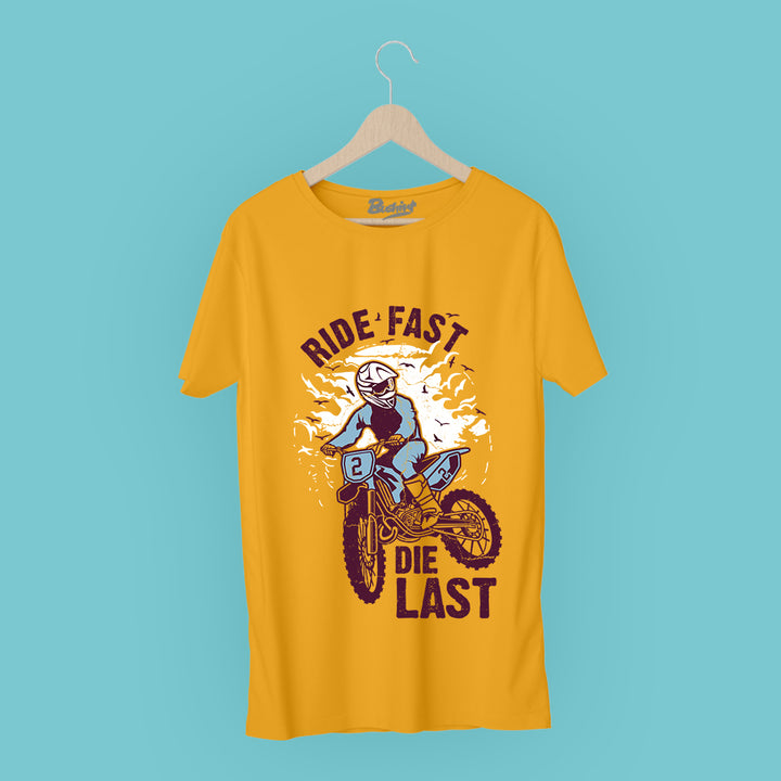 Ride Fast Die Last T-Shirt Graphic T-Shirts Bushirt   