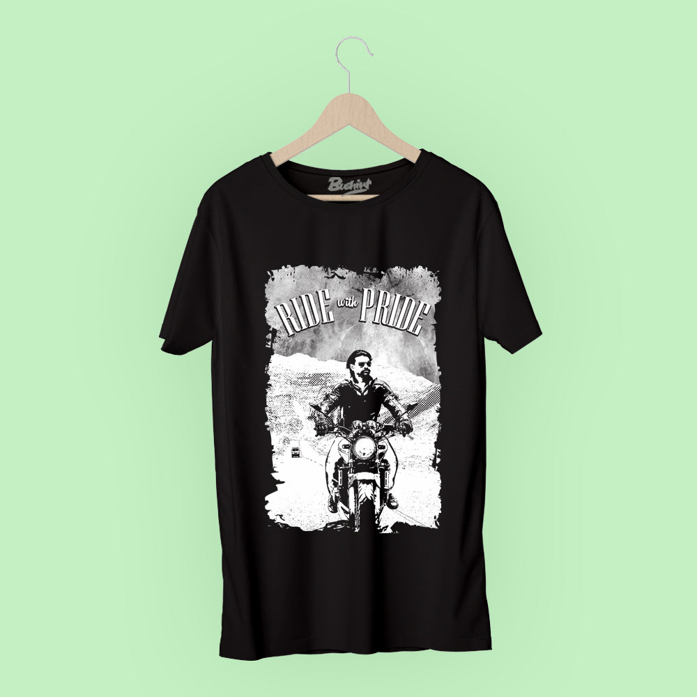 Ride With Pride T-Shirt Graphic T-Shirts Bushirt   