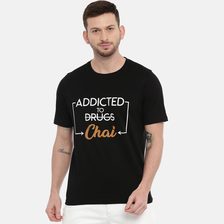Addicted To Chai T-Shirt Graphic T-Shirts Bushirt   