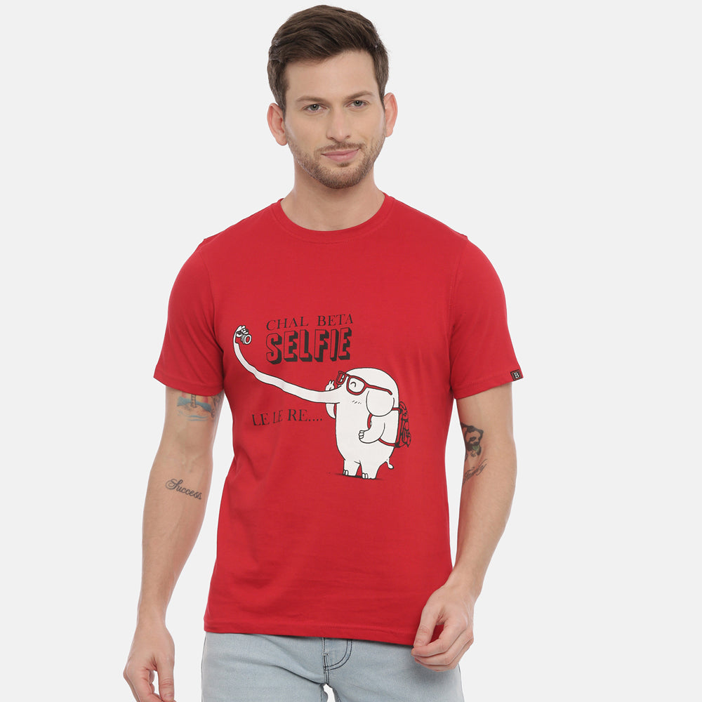 Selfie T- Shirt Graphic T-Shirts Bushirt   