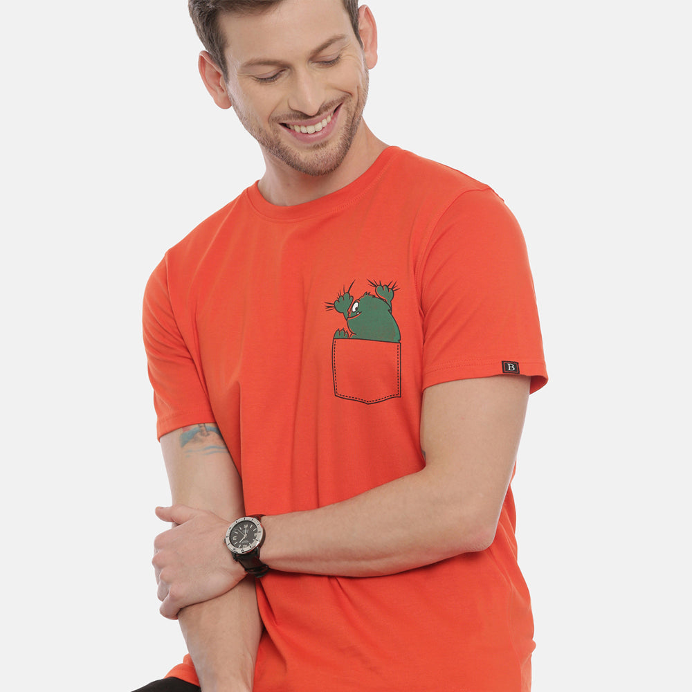 Dragon Pocket T-Shirt Graphic T-Shirts Bushirt   