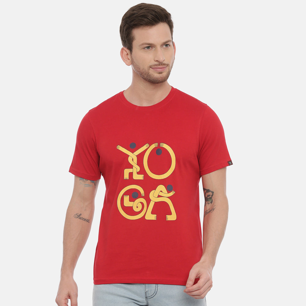 Yoga T-Shirt Graphic T-Shirts Bushirt   