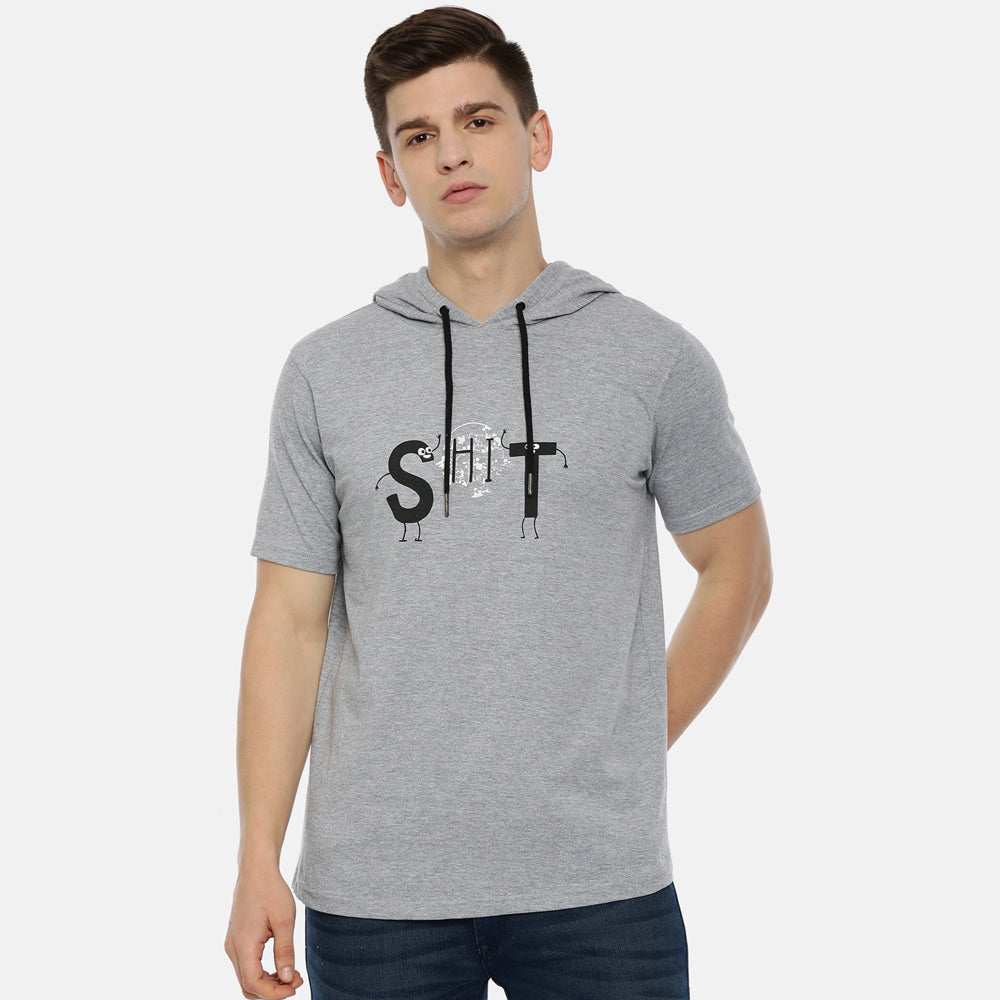 Shit Half Sleeves Hoodies Hoodies Bushirt   