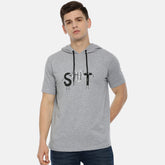 Shit Half Sleeves Hoodies Hoodies Bushirt   