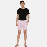 Baby Pink Solid Boxer Boxers Bushirt   