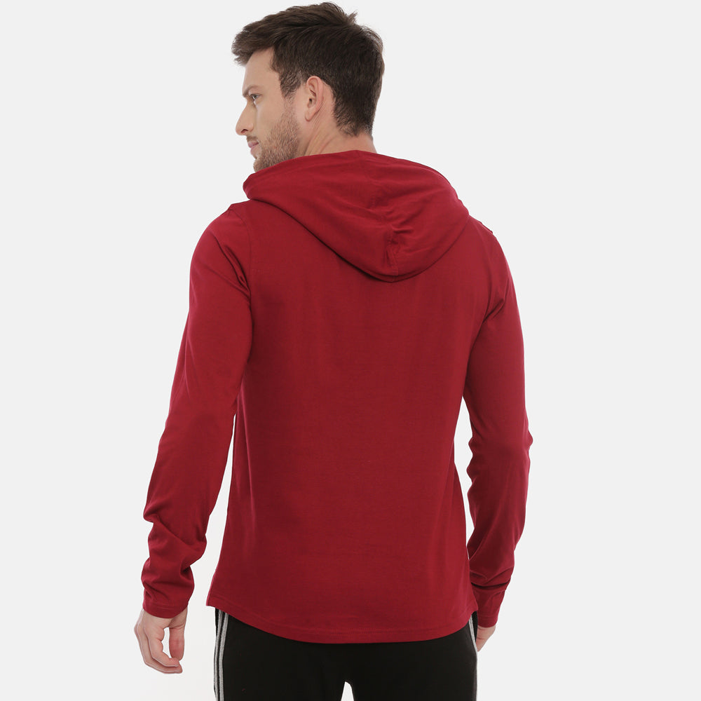 Maroon Full Sleeves Hoodies Hoodies Bushirt   