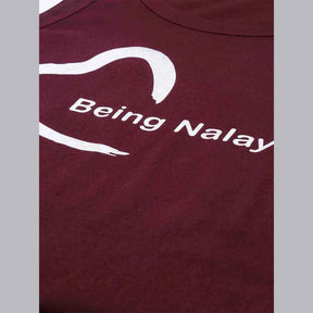 Being Nalayak Maroon Sleeveless T-Shirt Vest Bushirt   