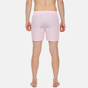 Baby Pink Solid Boxer Boxers Bushirt   