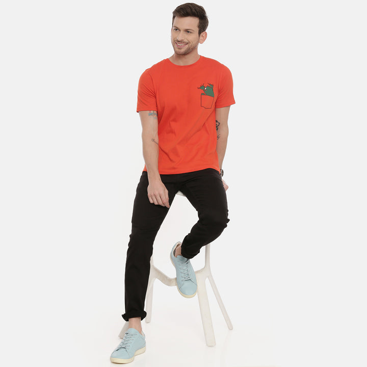 Dragon Pocket T-Shirt Graphic T-Shirts Bushirt   