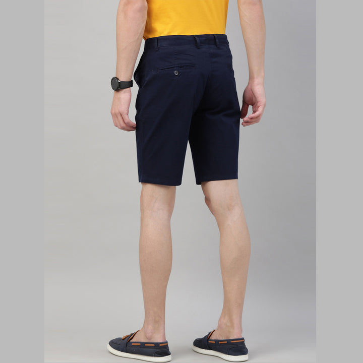 Navy Blue Chino Shorts Men's Shorts Bushirt   