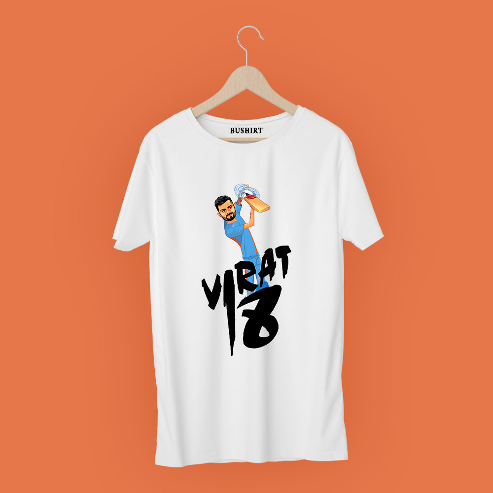 Virat 18 T-Shirt Graphic T-Shirts Bushirt   
