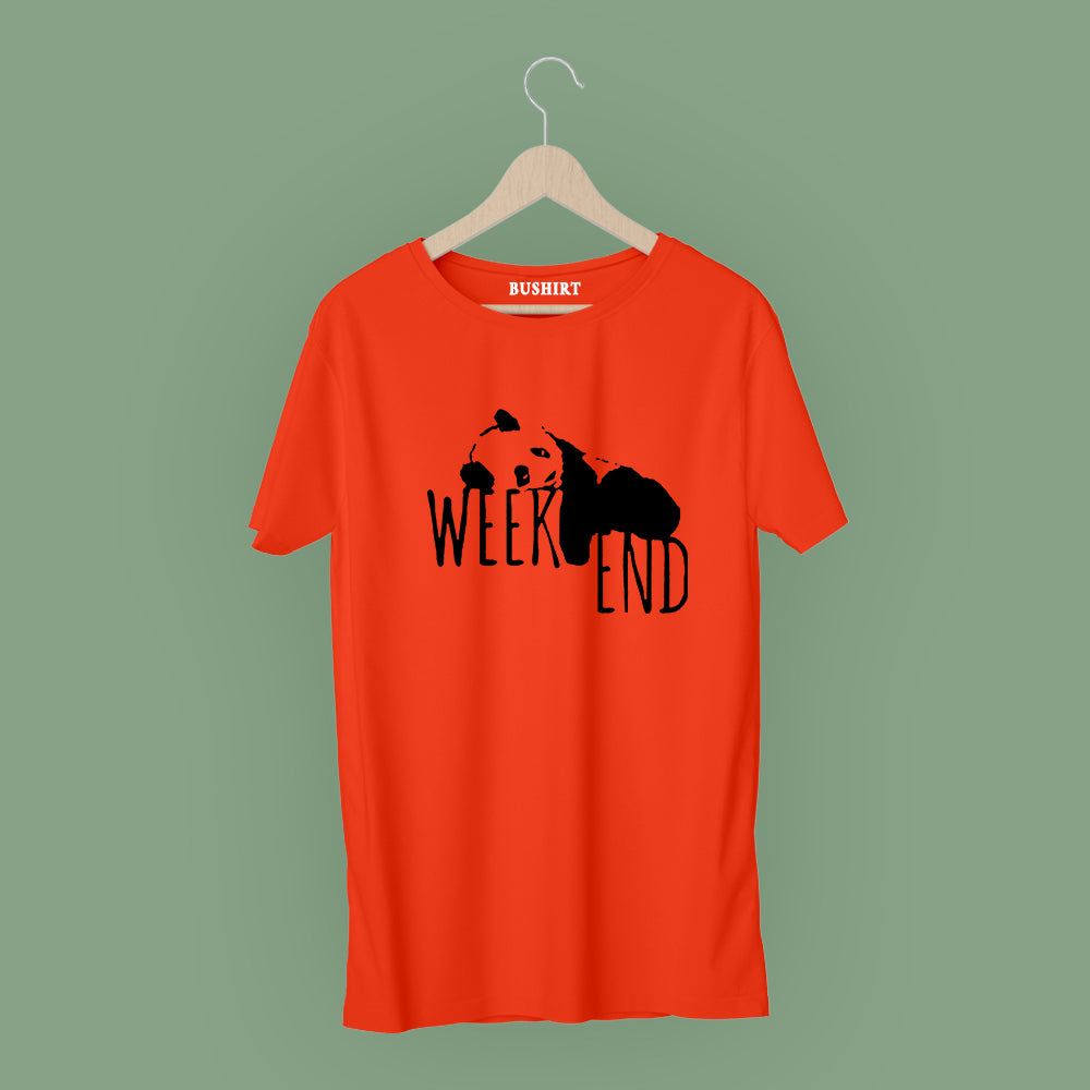 Weekend T-Shirt Graphic T-Shirts Bushirt   