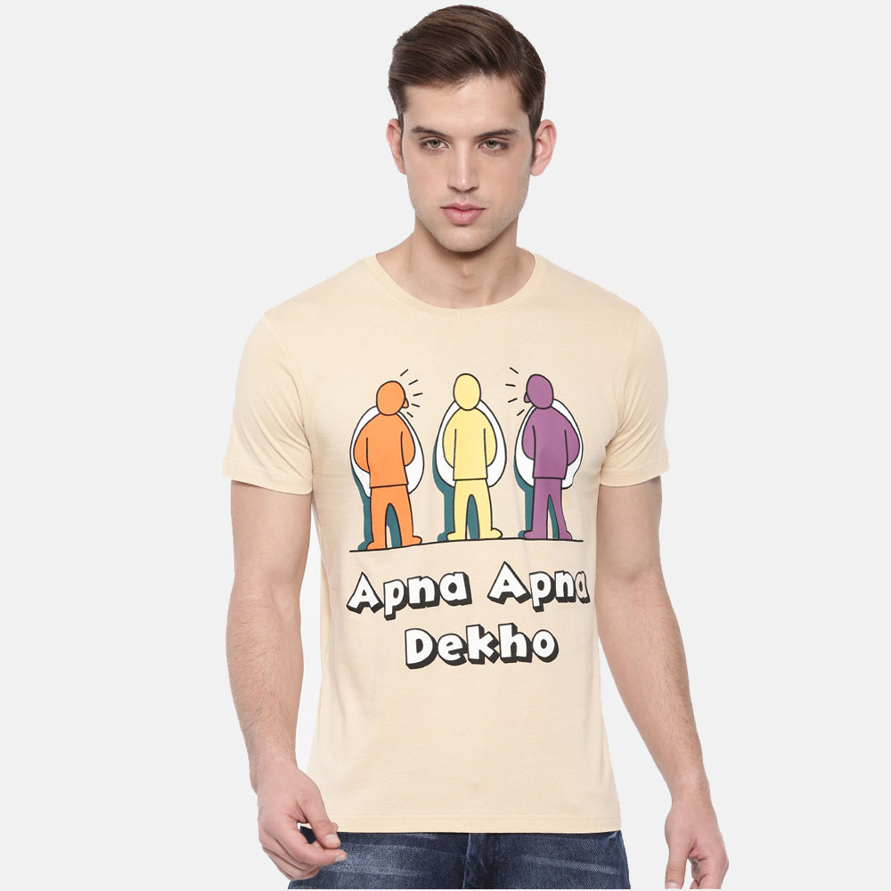 Apna Apna Dekho T-Shirt Graphic T-Shirts Bushirt   
